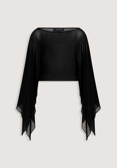 Romance Silk Cape Top