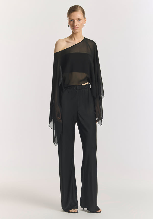 Romance Silk Cape Top