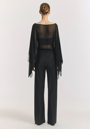 Romance Silk Cape Top