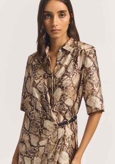 Scorpius Silk Dress