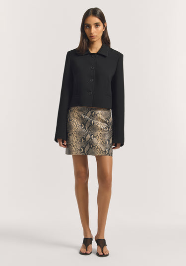 Carnage Leather Skirt