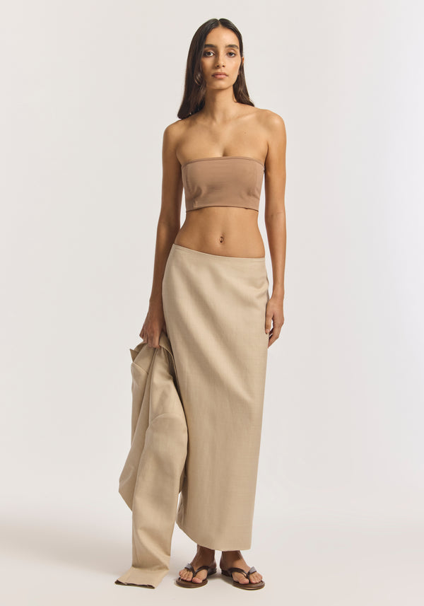 Avery Linen Wool Skirt