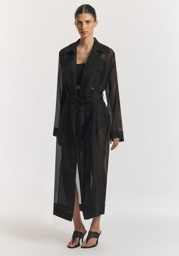 Starling Silk Organza Trench