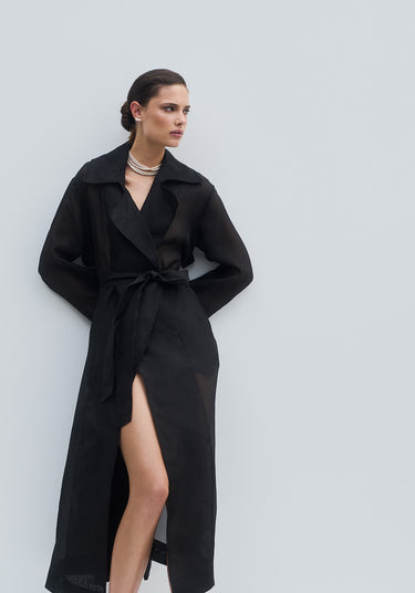 Starling Silk Organza Trench
