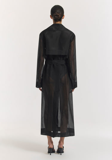 Starling Silk Organza Trench