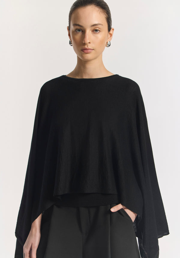 Cassius Wool Poncho