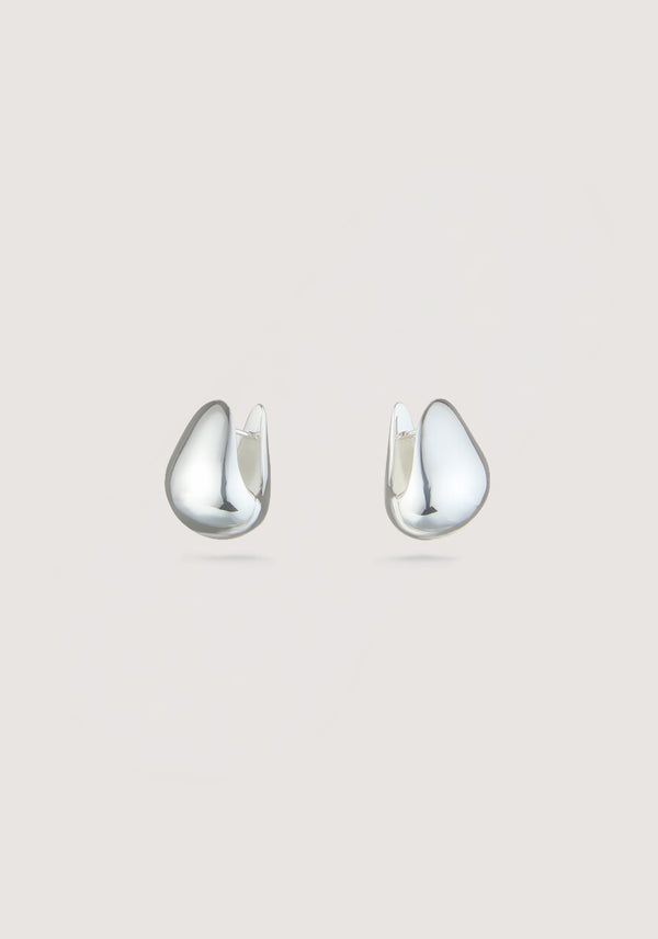 Teardrop Clamshell Earrings