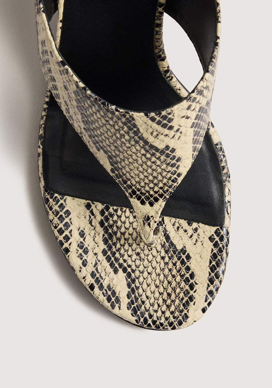 Python Print Off To Colour In Soho Heel - Pre Order | VIKTORIA & WOODS
